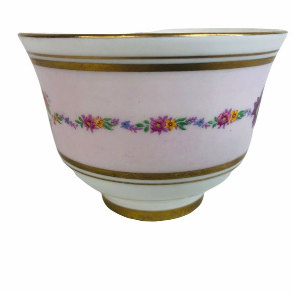 Colclough Tea Cup & Saucer Bone China Pink Flower Gold Trim Victorian England - Picture 3 of 12